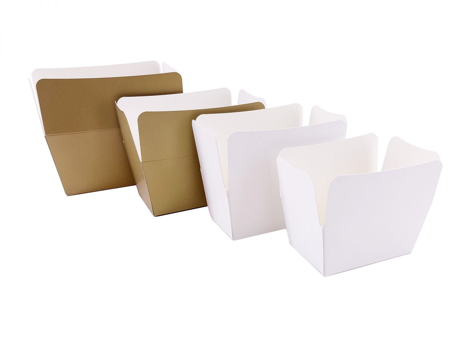 Scatola per bonbon bianca 7x5,5x10,5cm 250 grammi (75 pz) [DV-3367]