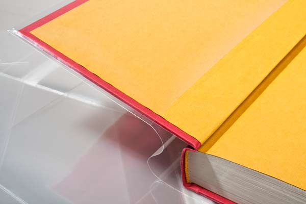 Copertina trasparente regolabile per libri 22.2x38.1cm (25 pezzi) [BC83Q]