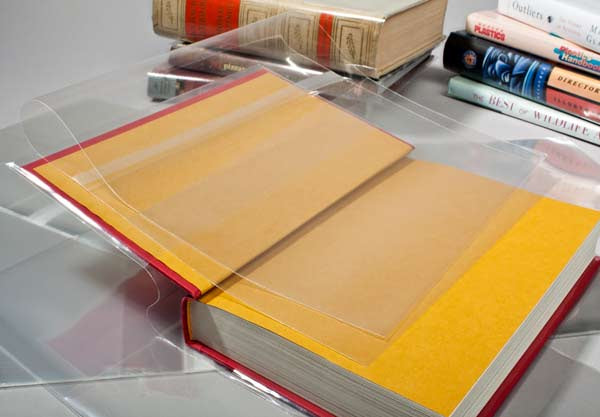 Copertina trasparente regolabile per libri 22.2x38.1cm (25 pezzi) [BC83Q]