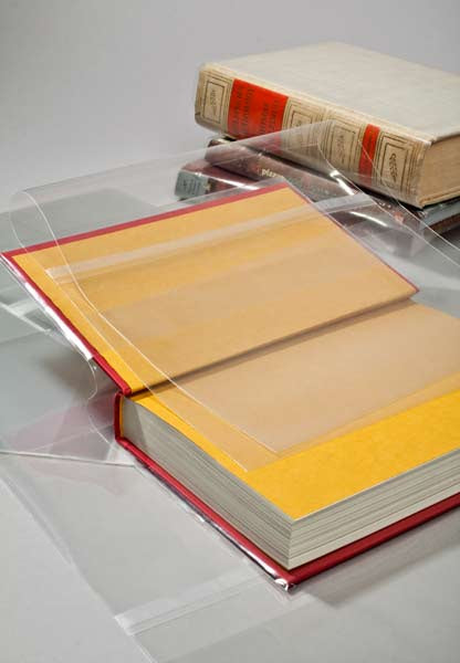 Copertina trasparente regolabile per libri 22.2x38.1cm (25 pezzi) [BC83Q]