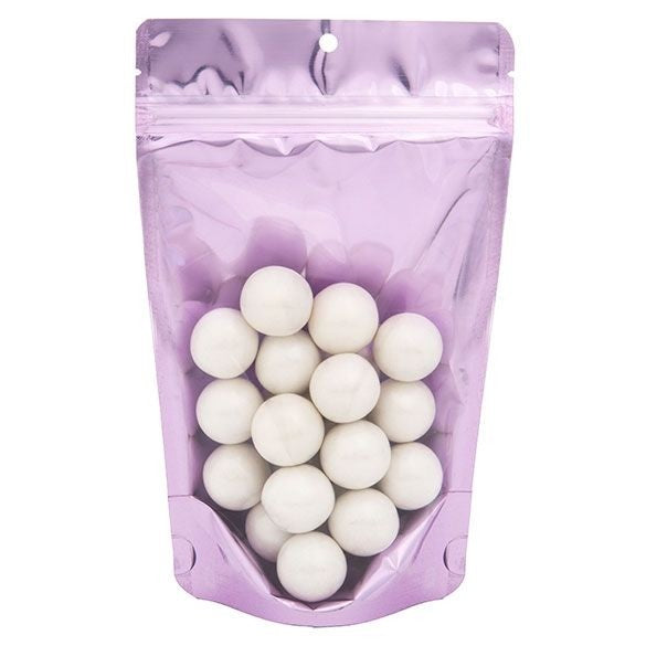 Buste doypack trasparenti/lavanda 13x7.9x20.6cm | 113 grammi (100 pezzi) [ZBGB3LV]