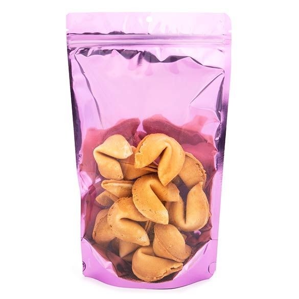 Buste doypack trasparenti/rosa 17.1x8.9x28.6cm | 340 grammi (100 pezzi) [ZBGB4PK]