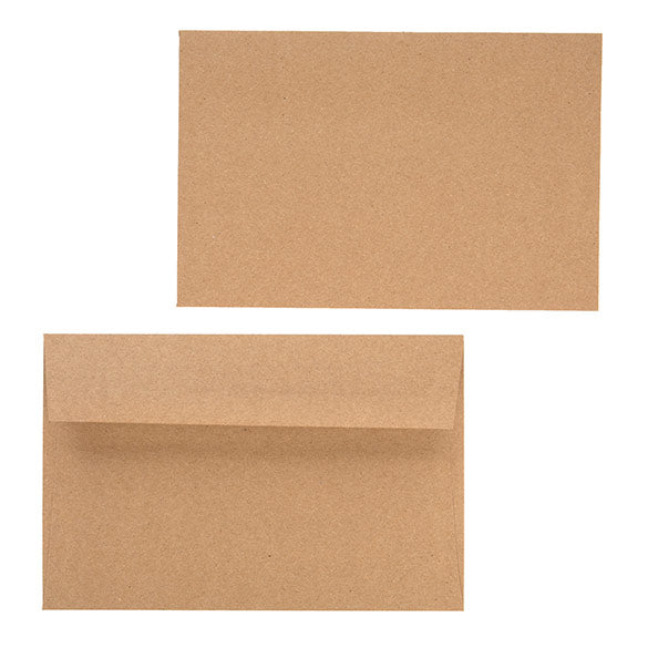 Buste marroni 22.2x14.6cm (50 pezzi) [EB40]