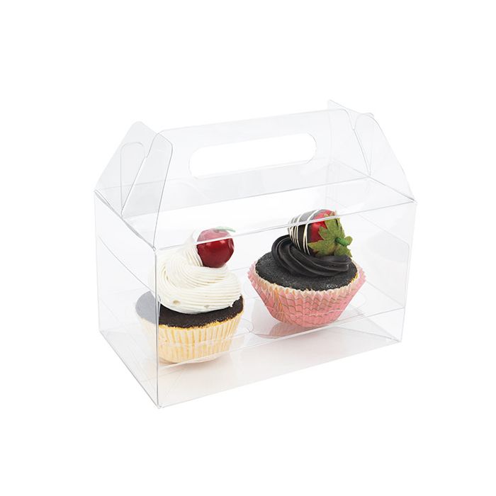 Double Cupcake Handle Box Set 17.8x10.2x10.2 cm (100 pieces) [CBS173]