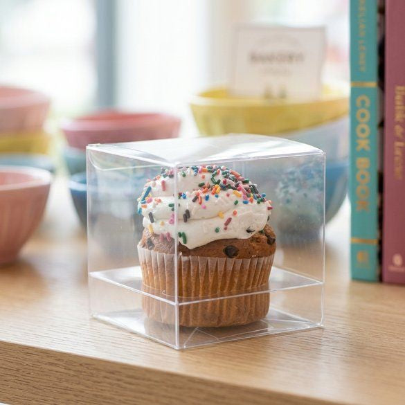 Scatola Jumbo per grande cupcake 10.2 x 10.2 x 10.2cm (100 Pezzi) [CBS208]
