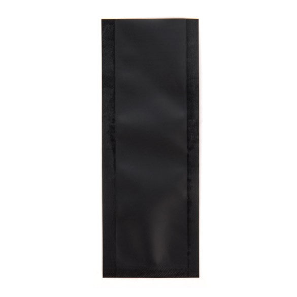 Sacchetto di plastica nero opaco 3.8x10.2cm a prova di bambino sigillabile a caldo (100 pezzi) [CRB4B]