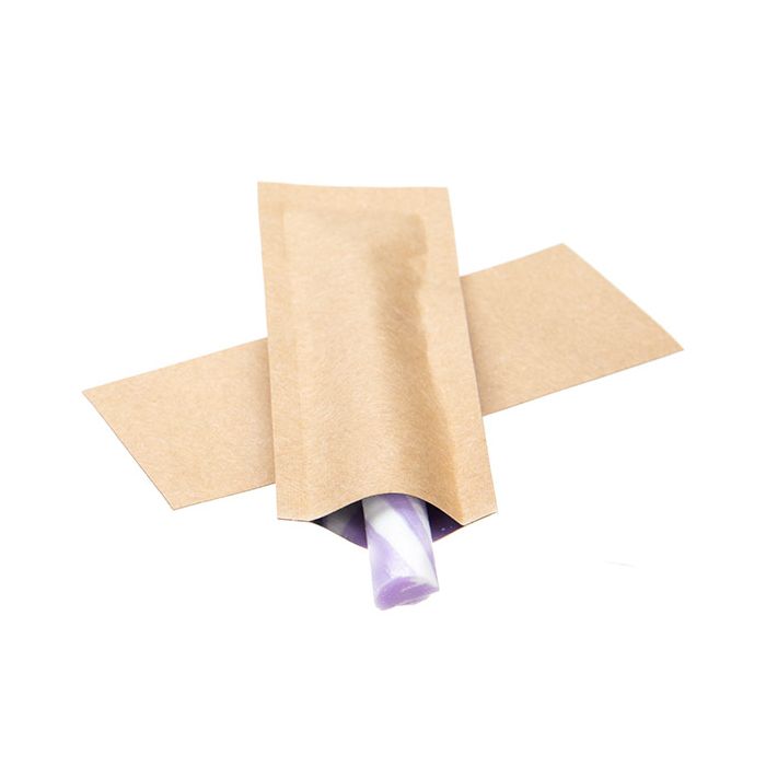 Kraft Single Use Child Resistant Bags 4 x 10 cm