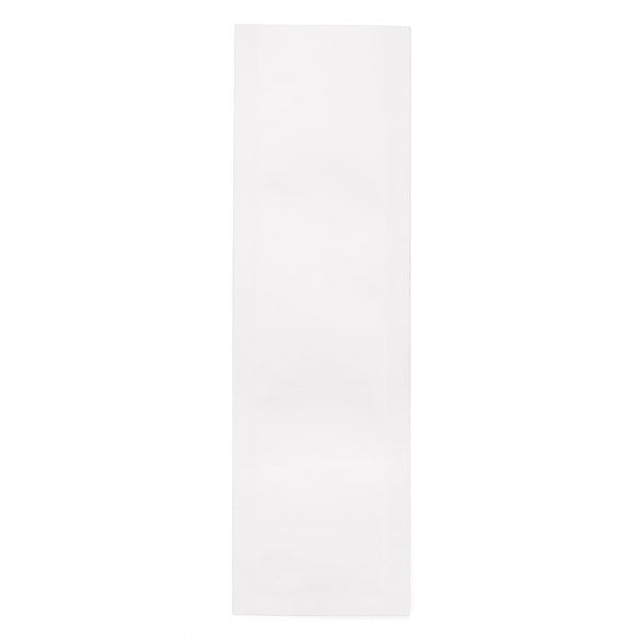 Sacchetto di plastica bianco opaco 3,8x12,7cm a prova di bambino sigillabile a caldo (100 pezzi) [CRB5W]