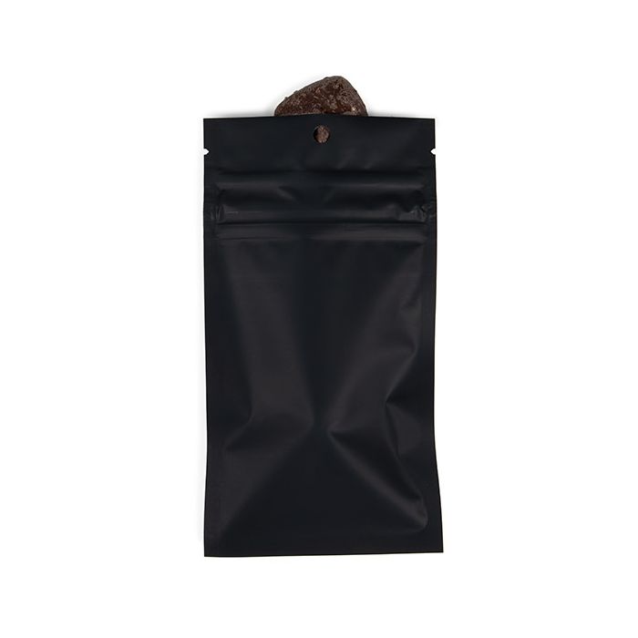 Sacchetto nero prova di bambino con cerniera resistente ai bambino 7.6x11.4 cm (100 pz) [CRHZB3MB]
