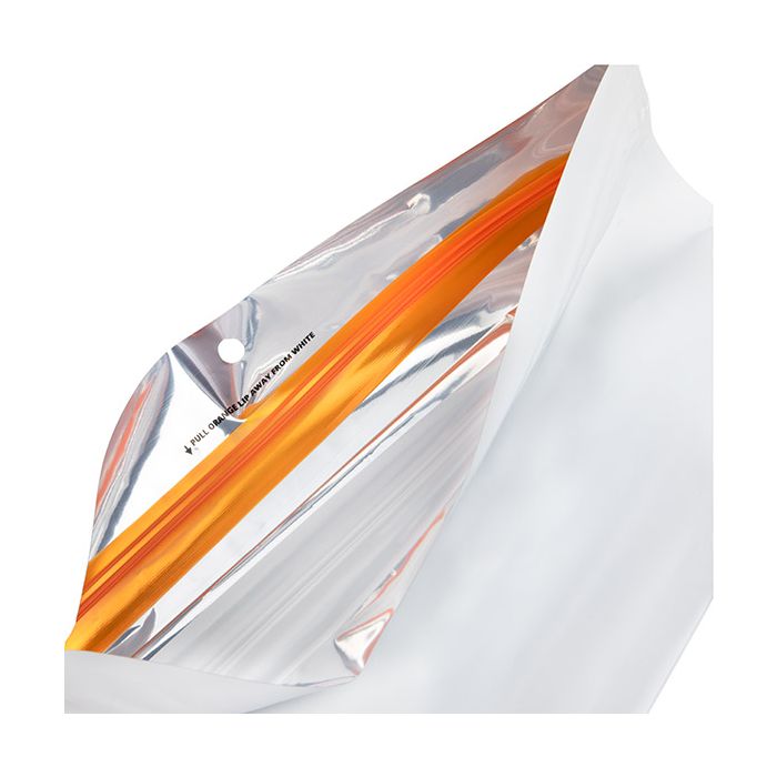 Busta doypack bianco opaco a prova di bambino 22,9x6,2x15,2cm (100 pezzi) [CRP96MW]