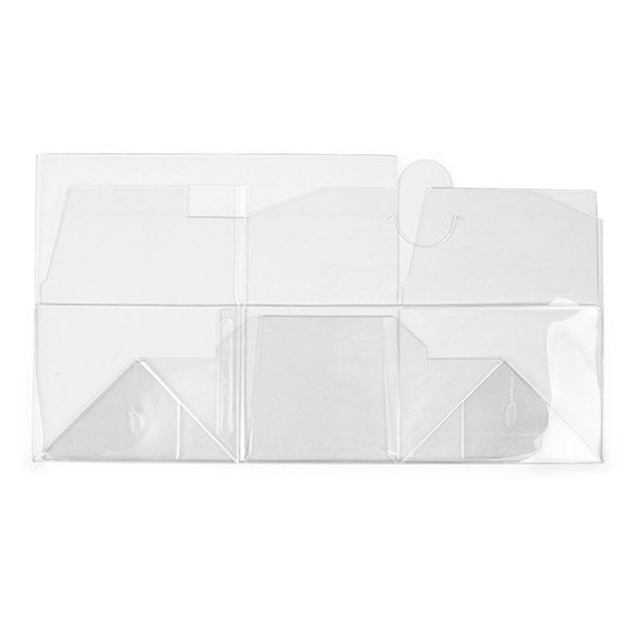 Scatole trasparenti 17.8x10.2x7.6cm fondo automatico (25 pezzi) [FPLB179]
