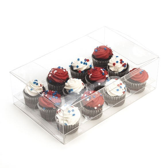 Scatola per 12 mini cupcakes 24,1x15,2x7,6cm (100 Pezzi) [CBS178]