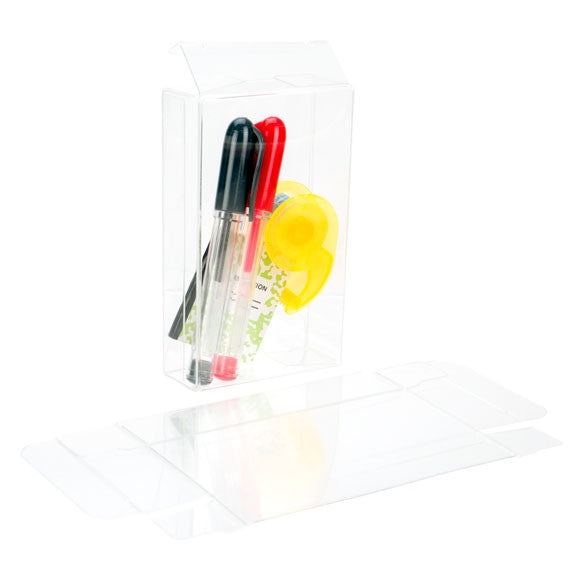 Scatole regalo 5.4x1.7x9.2cm trasparenti (25 pezzi) [FB36]