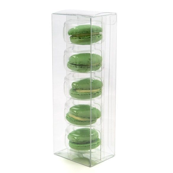 Scatole trasparenti 6.5x5.1x19.1cm con fondo automatico (25 pezzi) [FPLB351]