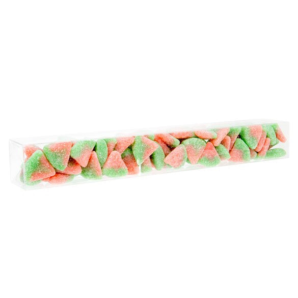 Scatole trasparenti 4x4x30.6cm fondo pop up (25 pezzi) [PLB143]