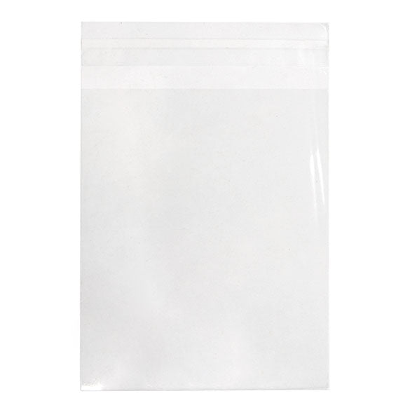 Sacchetto ecologico con soffietto richiudibile 12.4x15.2cm di qualità premium (100 pezzi) [GC5B1]