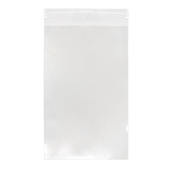 Sacchetto ecologico con soffietto richiudibile 15.2x24.1cm Qualità Premium (100 pezzi) [GC69H]