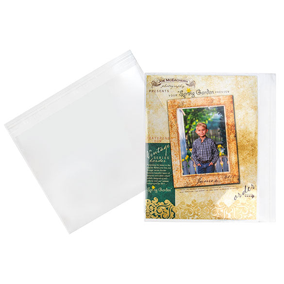Sacchetto ecologico con soffietto 29.1x22.2cm di qualità premium richiudibile (100 pezzi) [GC118]
