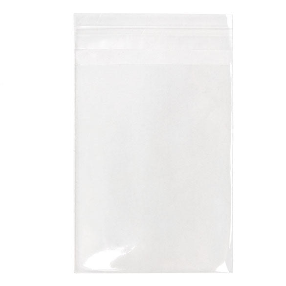 Sacchetto ecologico con soffietto richiudibile 9,7x13cm Qualità Premium (100 pezzi) [GC3X5]