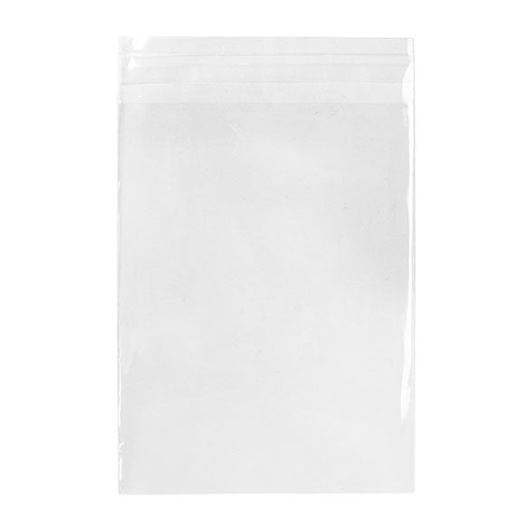 Sacchetto ecologico con soffietto richiudibile 14.4x19.1cm Qualità Premium (100 pezzi) [GC7B1]