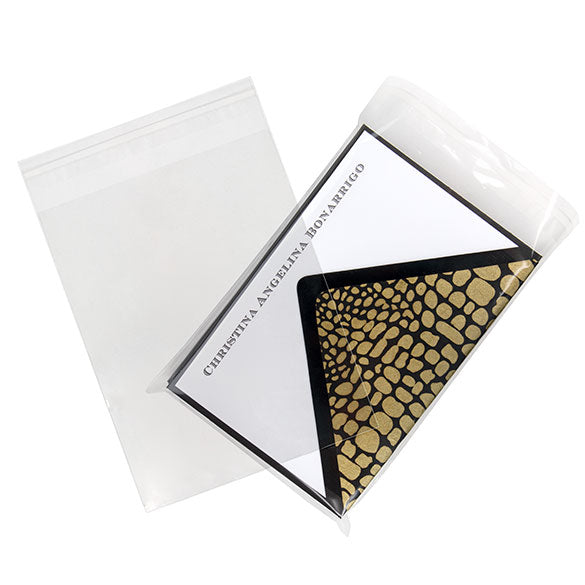 Sacchetto ecologico con soffietto richiudibile 14.8x19.1cm qualità premium (100 pezzi) [GC7B2]