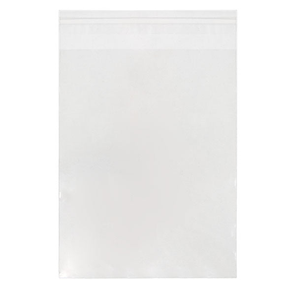 Sacchetto ecologico con soffietto richiudibile 14.8x19.1cm qualità premium (100 pezzi) [GC7B2]