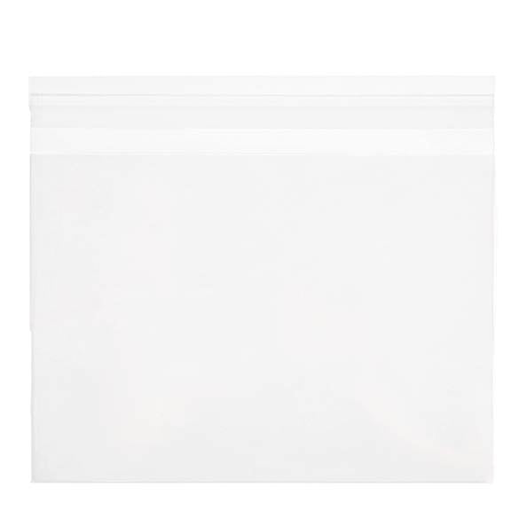 Sacchetto di plastica trasparente 19x13cm con chiusura adesiva (100 pezzi) [B5]