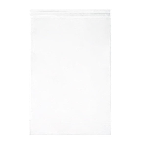 Sacchetto di plastica trasparente 46.8x61.6cm con chiusura adesiva (250 pezzi) [VL18]