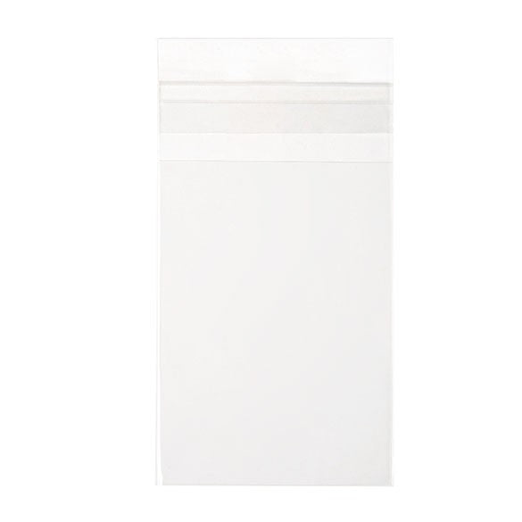 Sacchetto di plastica trasparente 6.4x8.9cm con chiusura adesiva (250 pezzi) [VL2]