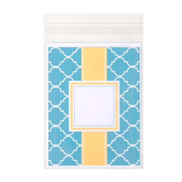 Sacchetto di plastica trasparente 11.7x14.6cm con chiusura adesiva (250 pezzi) [VL54]