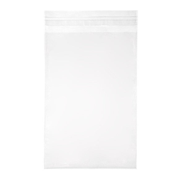 Sacchetto di plastica trasparente 14.5x21.8cm con chiusura adesiva (250 pezzi) [VL59S]