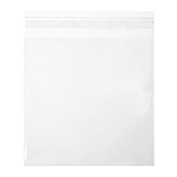 Sacchetto di plastica trasparente 15.9x15.9cm con chiusura adesiva (250 pezzi) [VL66]