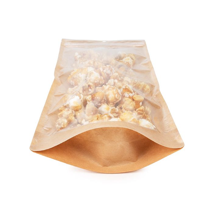 Kraft Buste doypack 14x6x38.1 cm (100 pz) [ZBGKC2N]