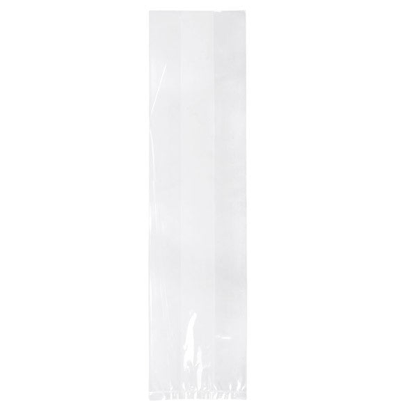 Sacchetto trasparente 15.2x10.2x61cm con soffietto (100 pezzi) [GB20]