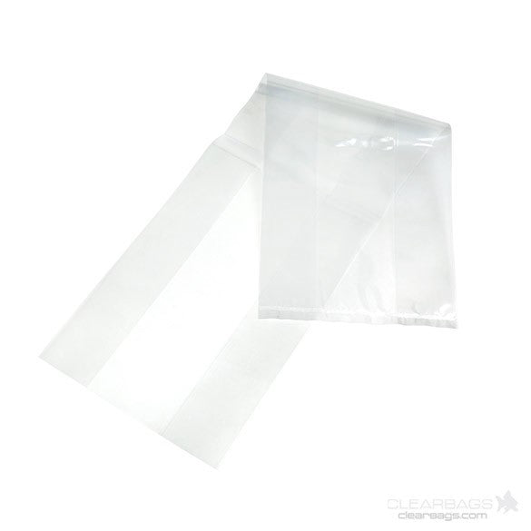 Sacchetto trasparente 12.7x7.6x45.7cm con soffietto (100 pezzi) [GB7]