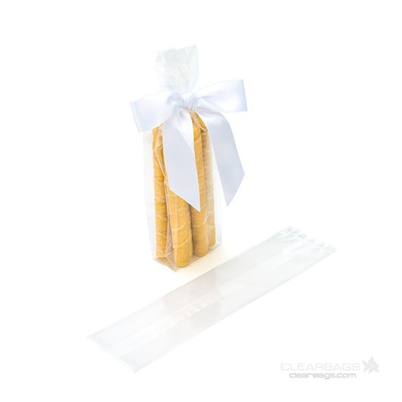 Sacchetto trasparente 5x3,8x20,3cm con soffietto (100 pezzi) [GB9]