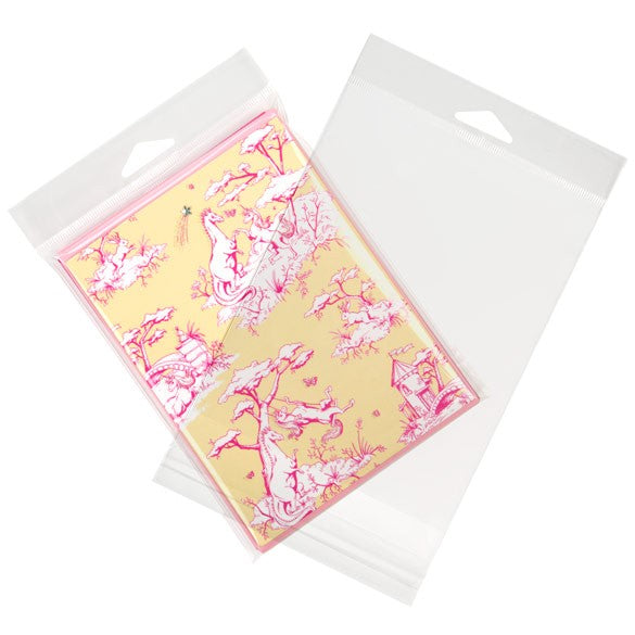 Sacchetti con foro di sospensione 13.5x17.1cm richiudibili e trasparenti (100 pezzi) [HB6B1]