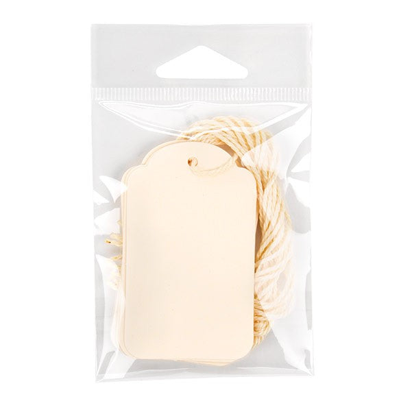Sacchetti con foro di sospensione 7x8.9cm richiudibili e trasparenti (100 pezzi) [HB23]