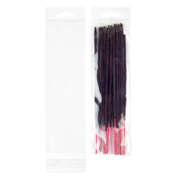 Sacchetti con foro di sospensione 6.4x20.9cm richiudibili e trasparenti (100 pezzi) [HB2X8]