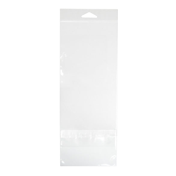 Sacchetti con foro di sospensione 11x24.3cm con chiusura di protezione (100 pezzi) [HB49PC]