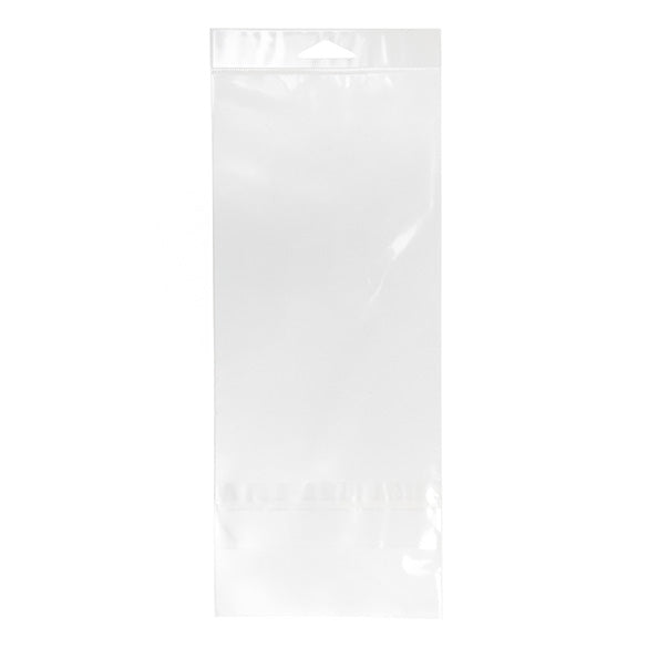 Sacchetti con foro di sospensione 12.2x25.4cm con chiusura di protezione (100 pezzi) [HB49XPC]