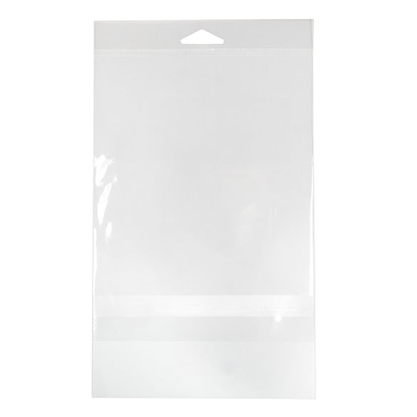 Sacchetti con foro di sospensione 15.1x19.7cm con chiusura di protezione (100 pezzi) [HB7B3PC]