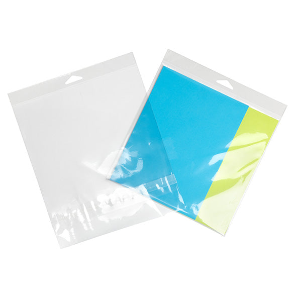 Sacchetti con foro di sospensione 21.4x21cm con chiusura di protezione (100 pezzi) [HB88PC]