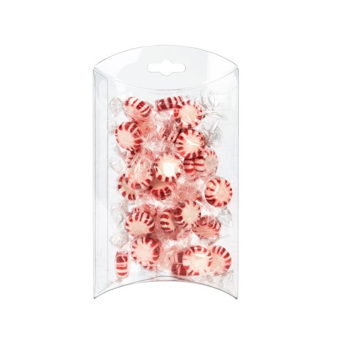 Piccole scatole berlingot trasparenti 12.7x3.8x19.1cm (con foro opzionale) (25 pezzi) [PB108]