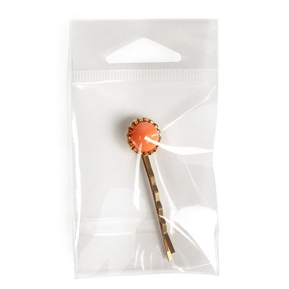 Sacchetti con foro di sospensione 5.7x7.8cm con chiusura di protezione (100 pezzi) [HB2X3SPC]