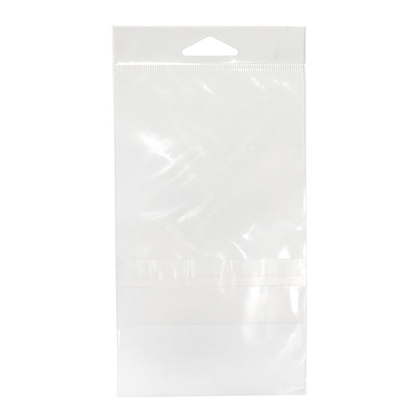 Sacchetti con foro di sospensione 10.3x13.7cm con chiusura di protezione (100 pezzi) [HB4B1PC]