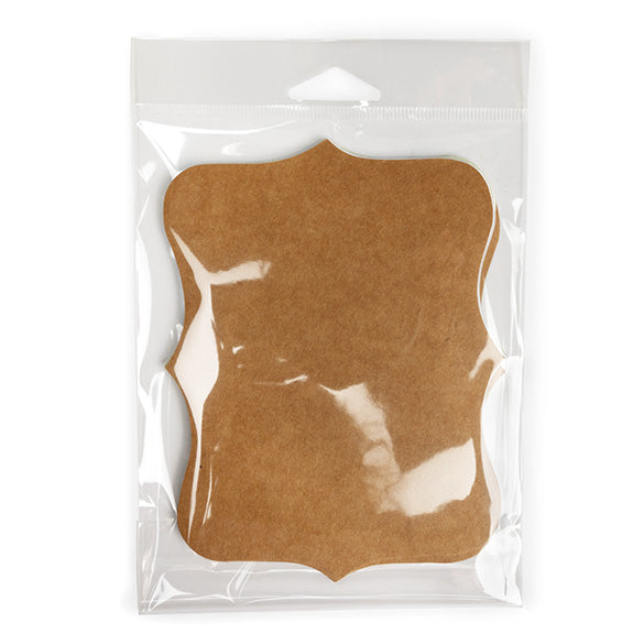 Sacchetti con foro di sospensione 12.4x15.2cm con chiusura di protezione (100 pezzi) [HB5B1PC]