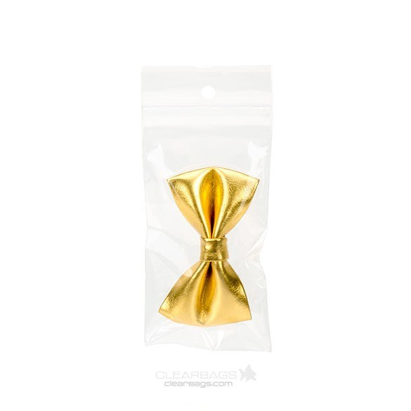 Sacchetto trasparente con chiusura a pressione e foro 5x10cm PP 50 microns (100 pezzi) [ZR24]