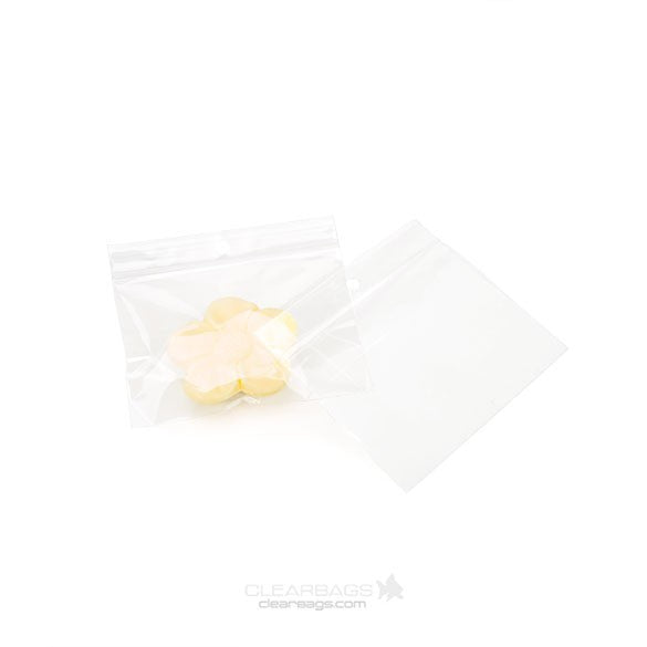 Sacchetto trasparente con chiusura a pressione e foro 10x7.5cm PP 50 microns (100 pezzi) [ZR43]