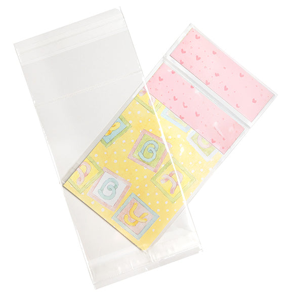 Sacchetti con foro di sospensione con testata aperta 10.8x15.6cm per intestazione propria (100 pezzi) [IHB4X6]